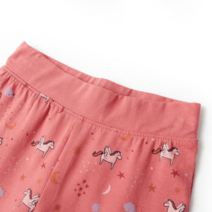 Kinderpyjama mit Langen Ärmeln Altrosa 128