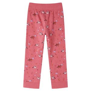Kinderpyjama mit Langen Ärmeln Altrosa 128