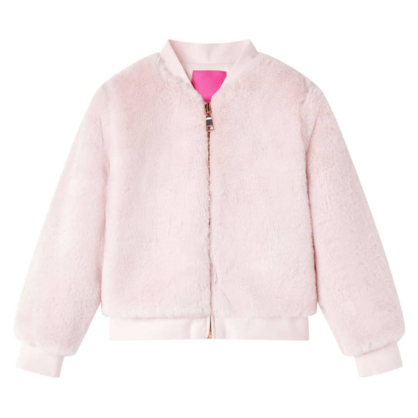 Kinderjacke Kunstpelz Zartrosa 92