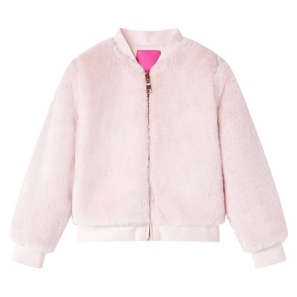 Kinderjacke Kunstpelz Zartrosa 128