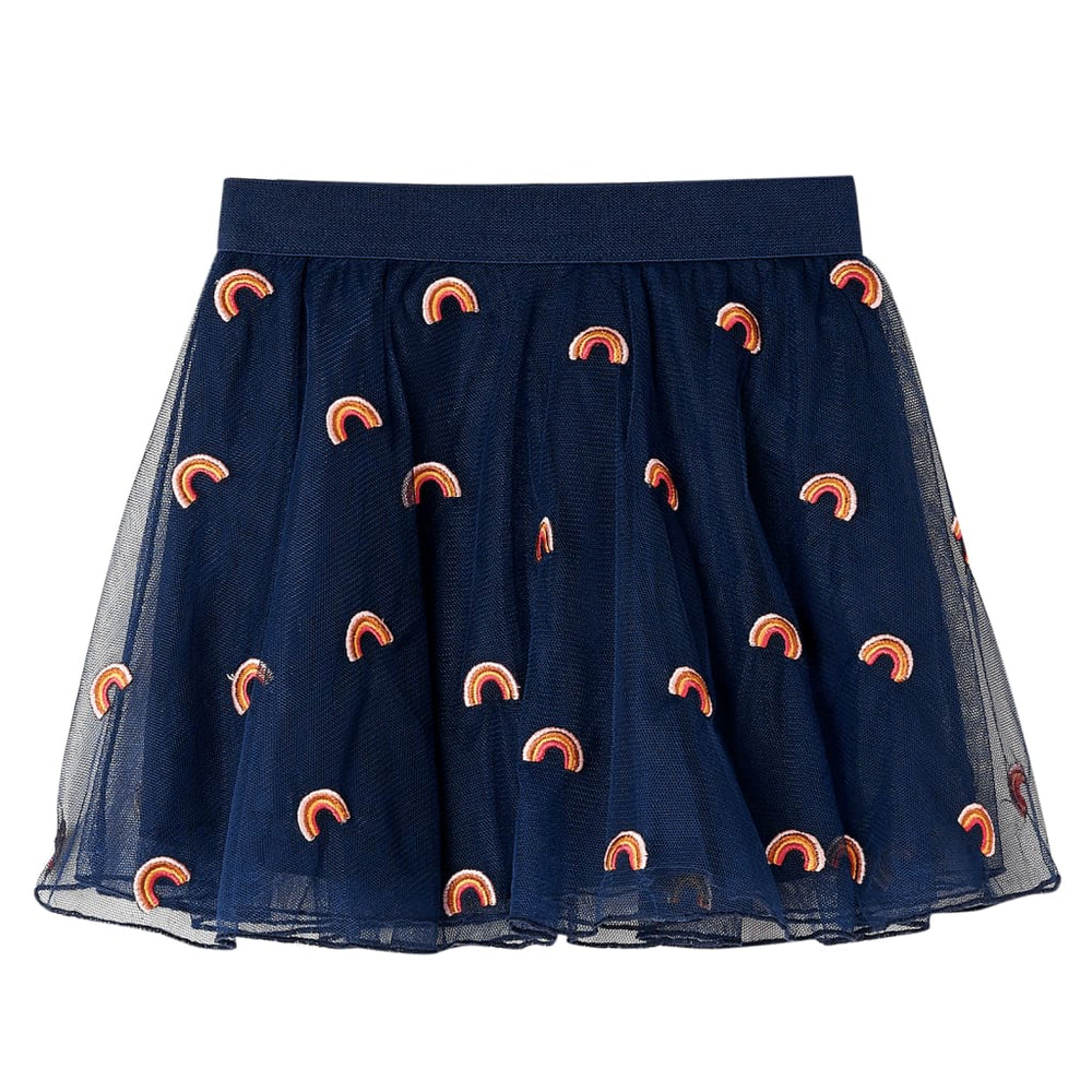 Jupe enfant en tulle Bleu marine 92