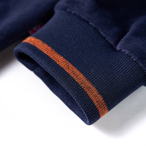 Kinder-Kapuzenjacke Marineblau 128