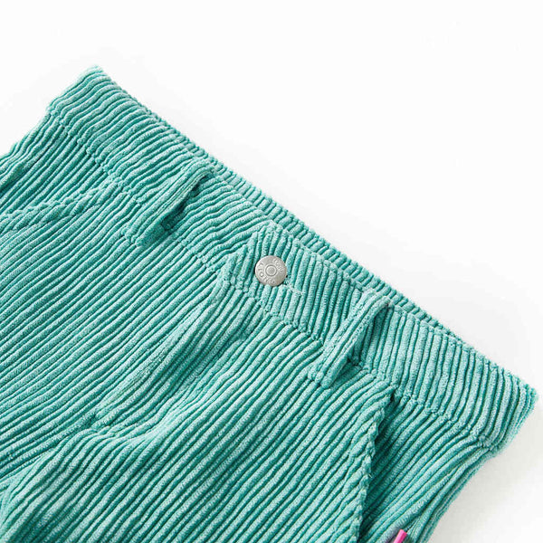 Kinderhose Cord Minzgrün 92