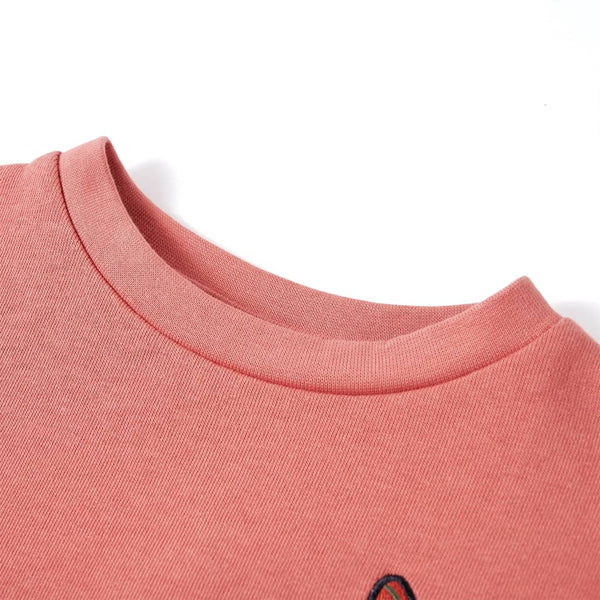 Sweat-shirt enfant avec blocs de couleurs rose 104