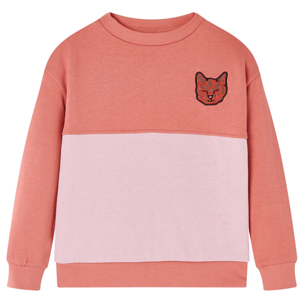 Sweat-shirt enfant Color Block Rose 116