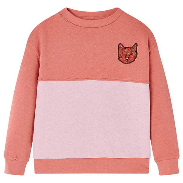 Sweat-shirt enfant Color Block Rose 116