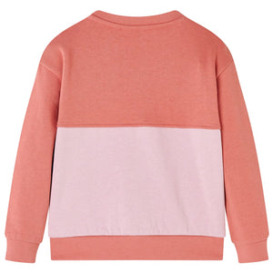 Sweat-shirt enfant Color Block Rose 116
