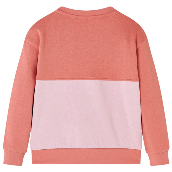 Sweat-shirt enfant Color Block Rose 116