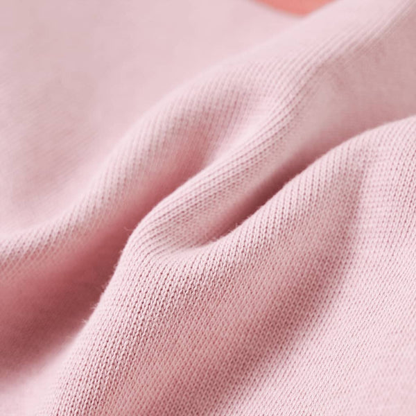 Sweat-shirt enfant color block rose 140