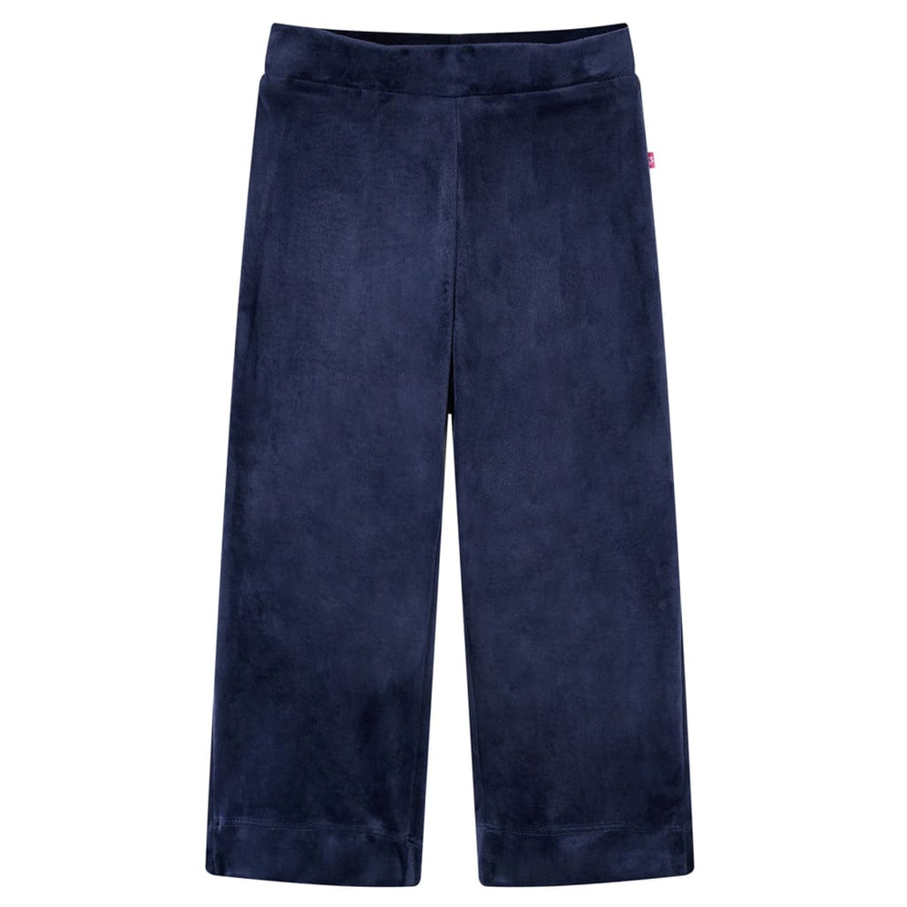 Pantalon en velours enfant bleu foncé 116