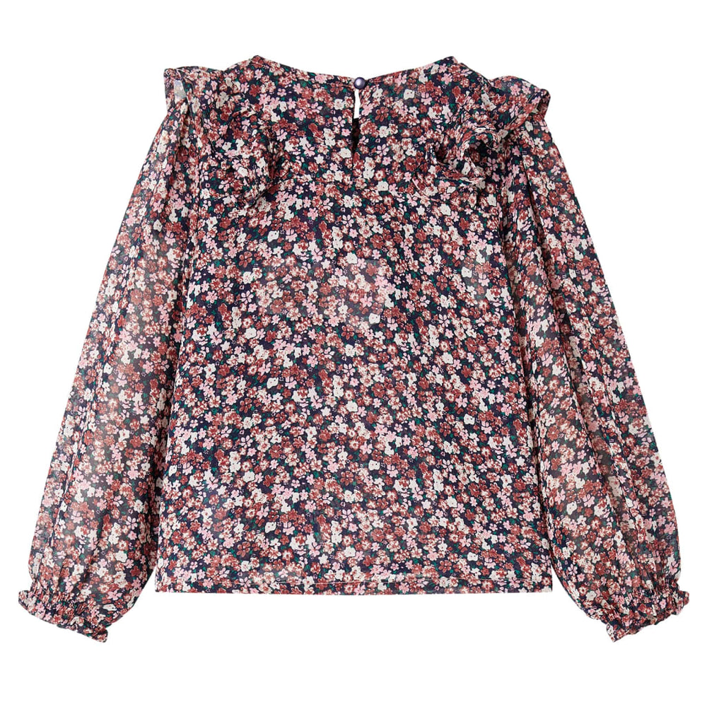 Blouse à manches longues pour enfant Rose foncé 104