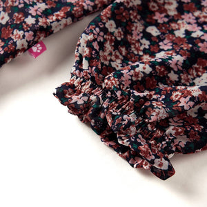 Kids' Long-Sleeved Blouse Dark Pink 116