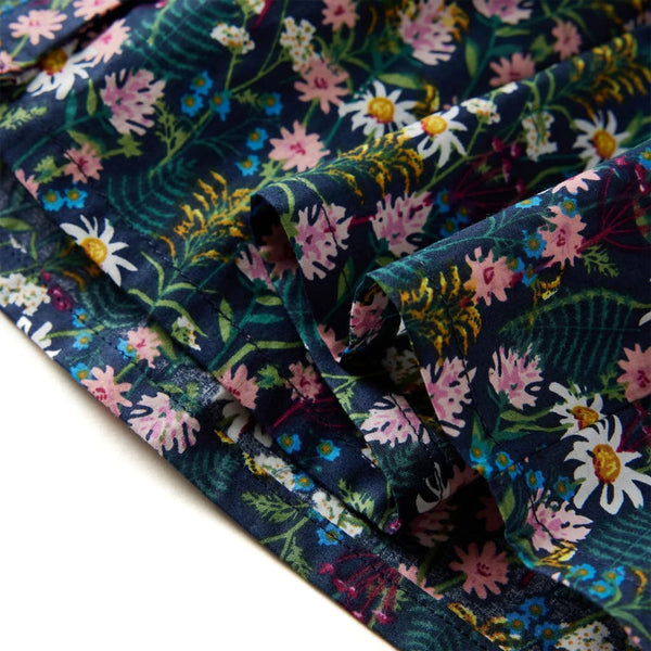 Kinderkleid mit Langen Ärmeln Dunkelblau 104