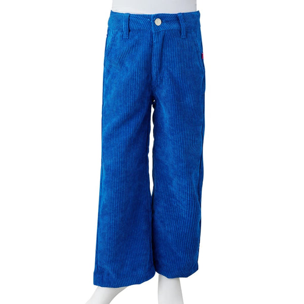 Kinderhose Cord Kobaltblau 116
