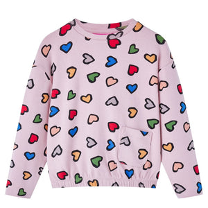 Sweat-shirt enfant rose 116