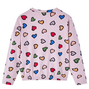 Sweat-shirt enfant rose 116