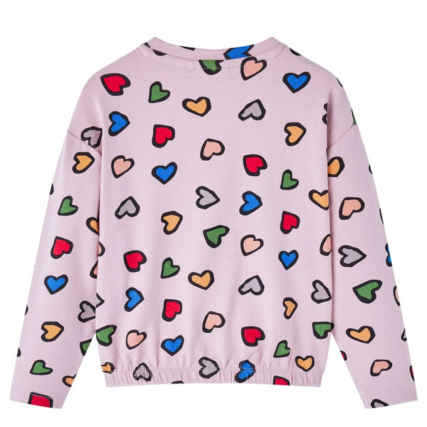 Sweat-shirt enfant rose 128