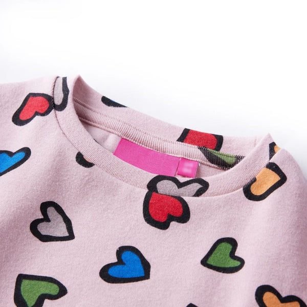 Sweat-shirt enfant rose 128