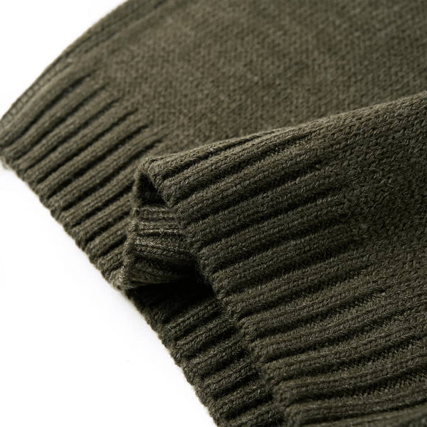 Pull Enfant Tricoté Kaki 104