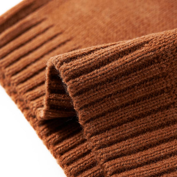 Pull enfant tricoté cognac 116