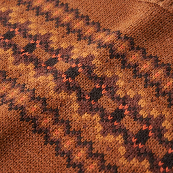Pull enfant tricoté cognac 128