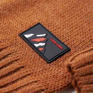 Pull enfant tricoté cognac 128