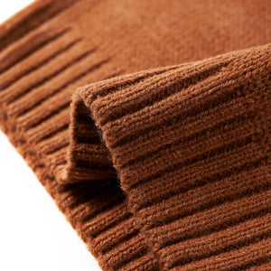Pull enfant tricoté cognac 128