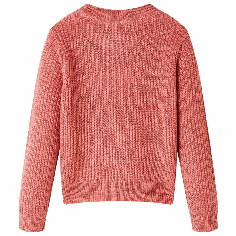 Pull enfant Tricoté Rose moyen 128