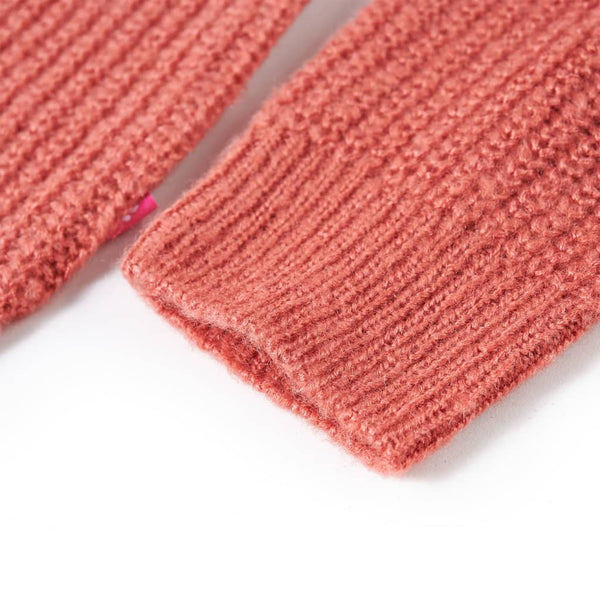 Knitted Children's Sweater Medium Pink 128