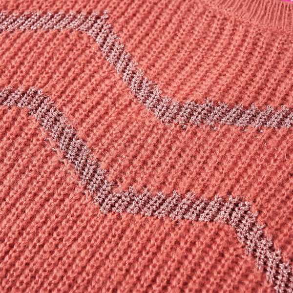 Pull pour enfant Tricoté Rose moyen 140