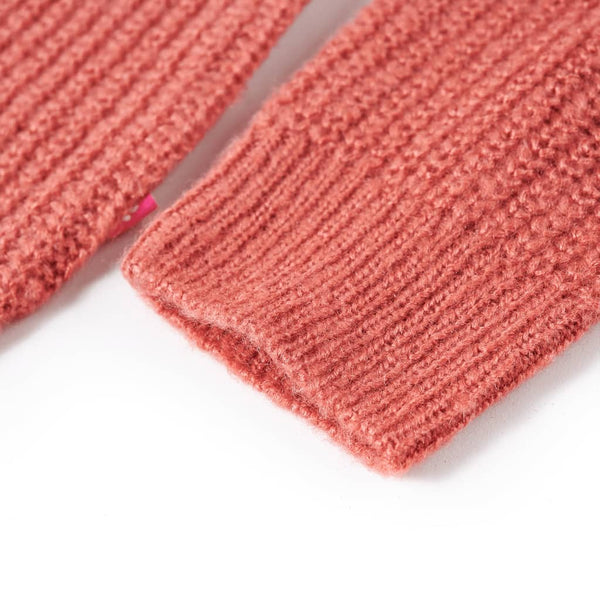 Pull pour enfant Tricoté Rose moyen 140