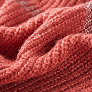 Pull pour enfant Tricoté Rose moyen 140