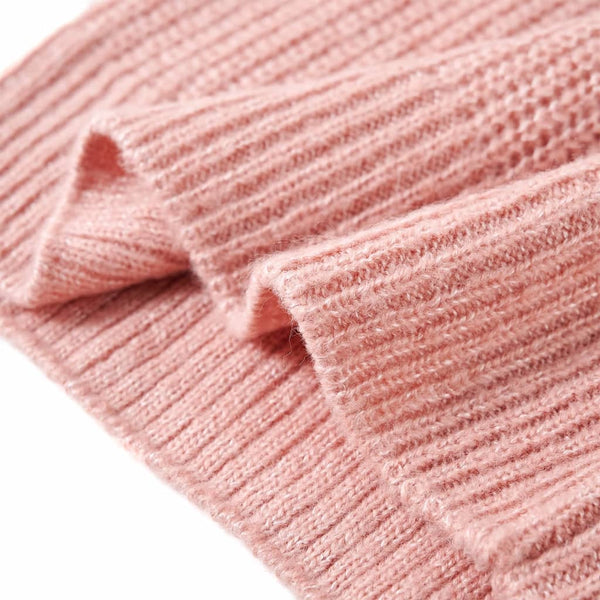 Knitted Children's Sleeveless Sweater Light Pink 128