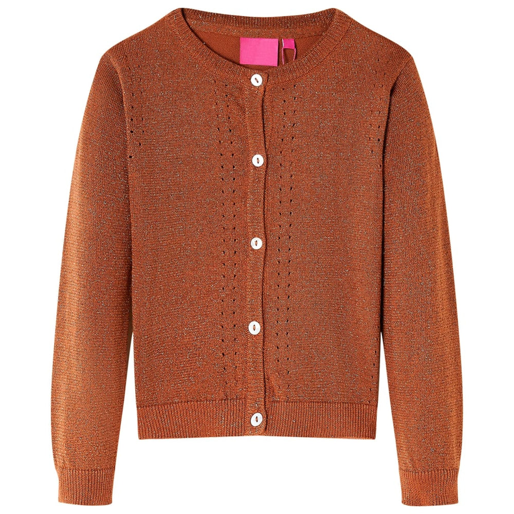 Gilet enfant cognac 92