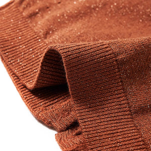 Kinder-Strickjacke Cognac 116