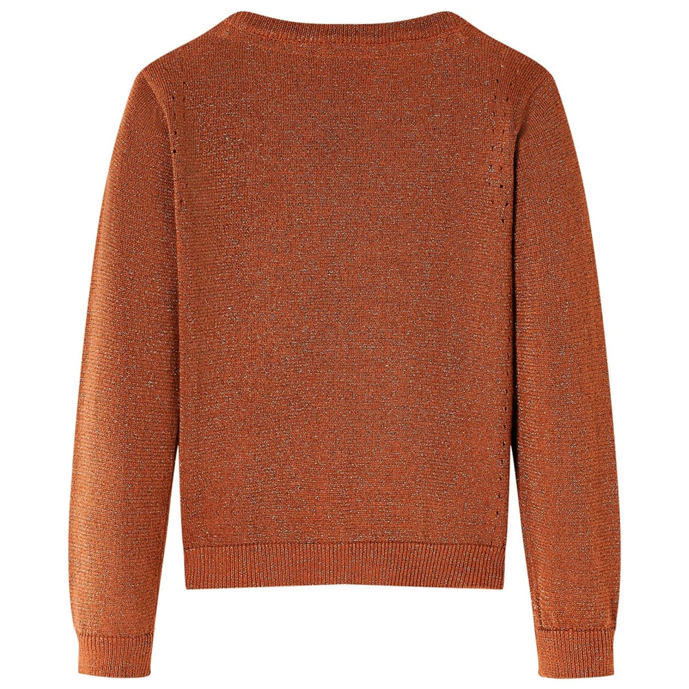 Gilet enfant cognac 140