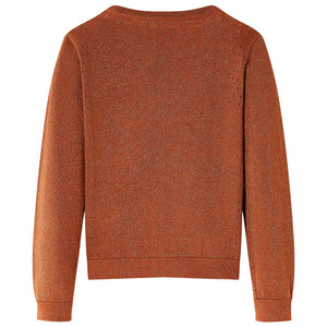 Kinder-Strickjacke Cognac 140