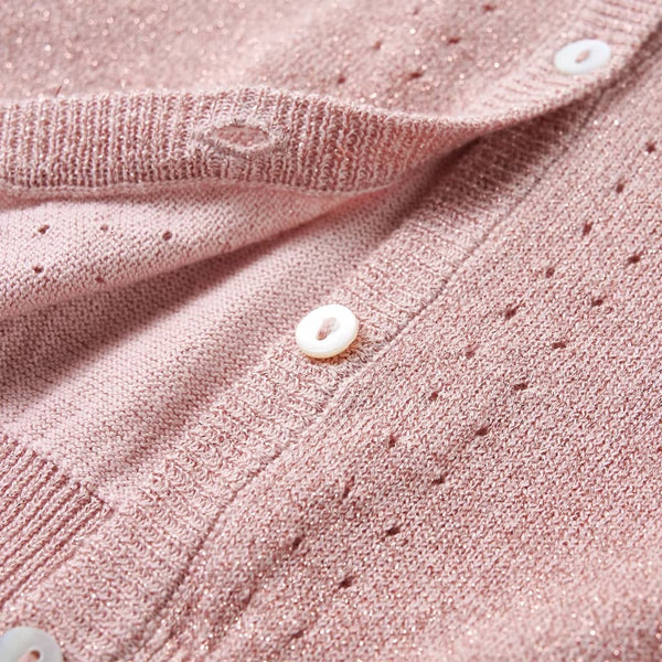 Kinder-Strickjacke Zartrosa 92