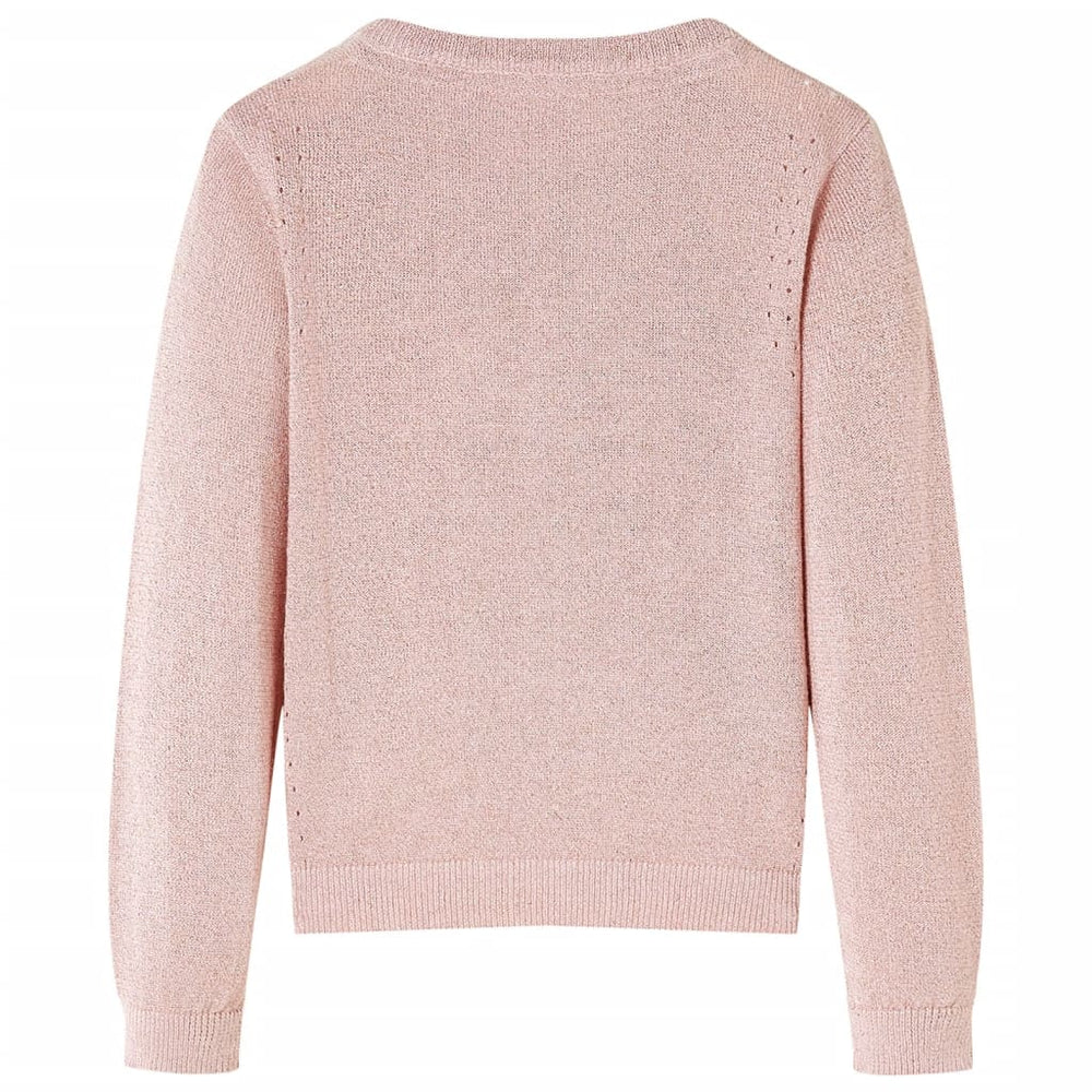 Gilet en tricot pour enfant Rose tendre 116