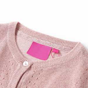 Kinder-Strickjacke Zartrosa 116
