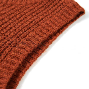 Gilet Enfant Tricoté Cognac 92