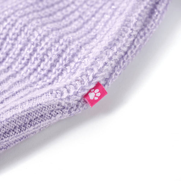 Knitted Children's Sweater Vest Light Purple 104