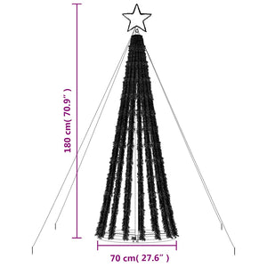 LED Weihnachtsbaum Warmweiß 180cm