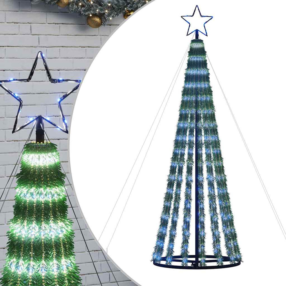LED Weihnachtsbaum Blau 180cm