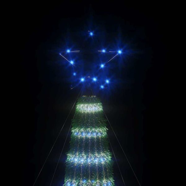 LED Weihnachtsbaum Blau 180cm