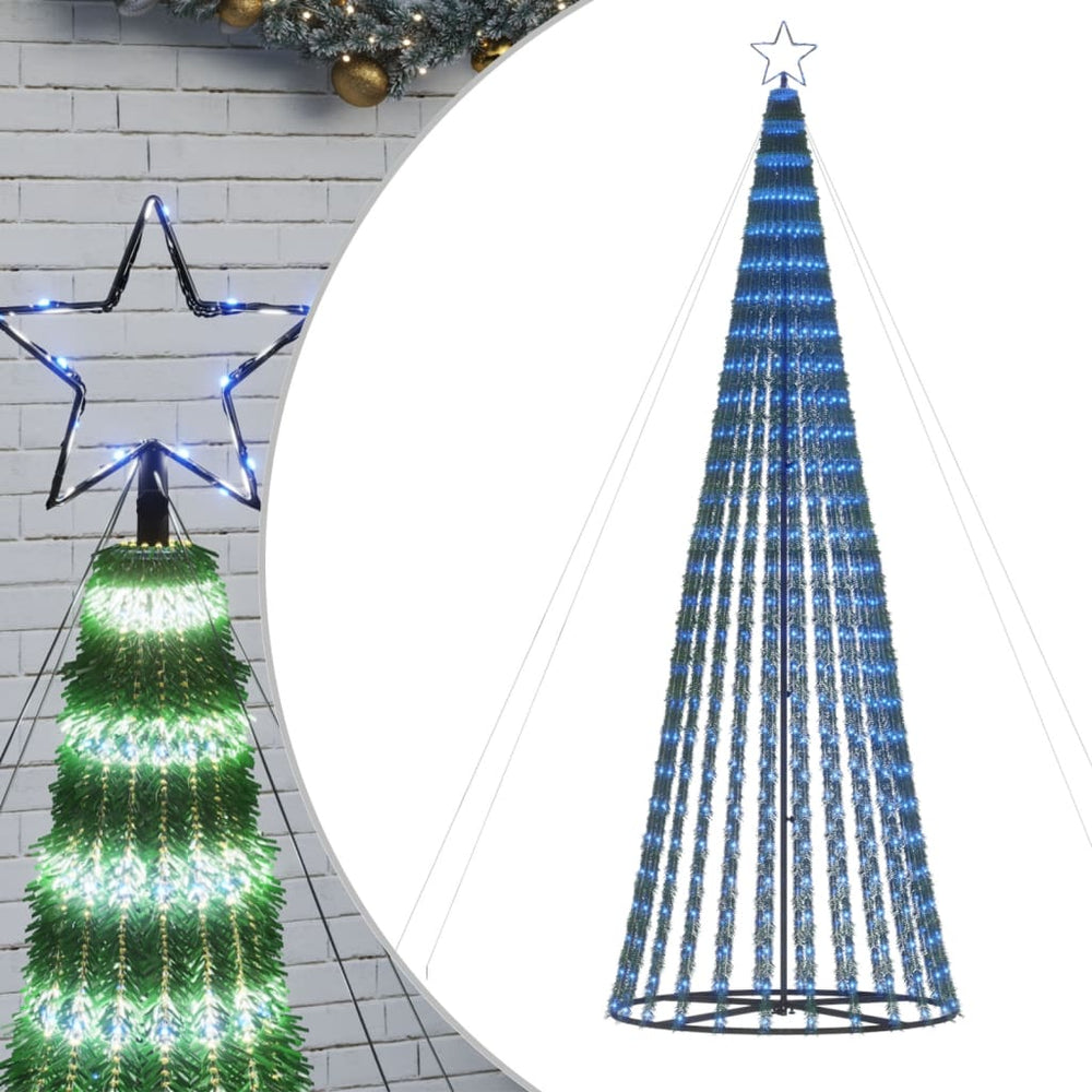 LED Weihnachtsbaum Blau 300 cm, 688 LEDs