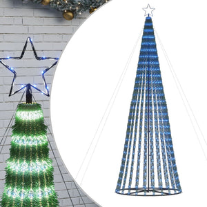 LED Weihnachtsbaum Blau 300 cm, 688 LEDs