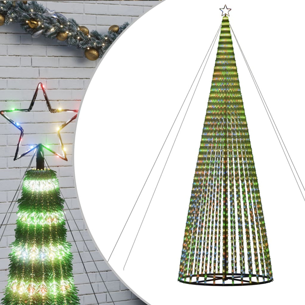 LED Weihnachtsbaum Mehrfarbig 500 cm