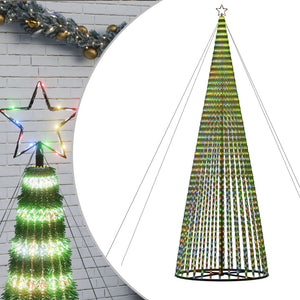 LED Weihnachtsbaum Mehrfarbig 500 cm