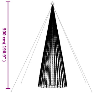 LED Weihnachtsbaum Mehrfarbig 500 cm